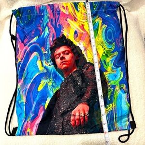 Harry Styles Colorful Drawstring Backpack